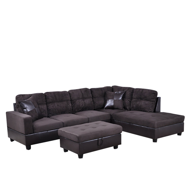 Wayfair purple outlet sectional